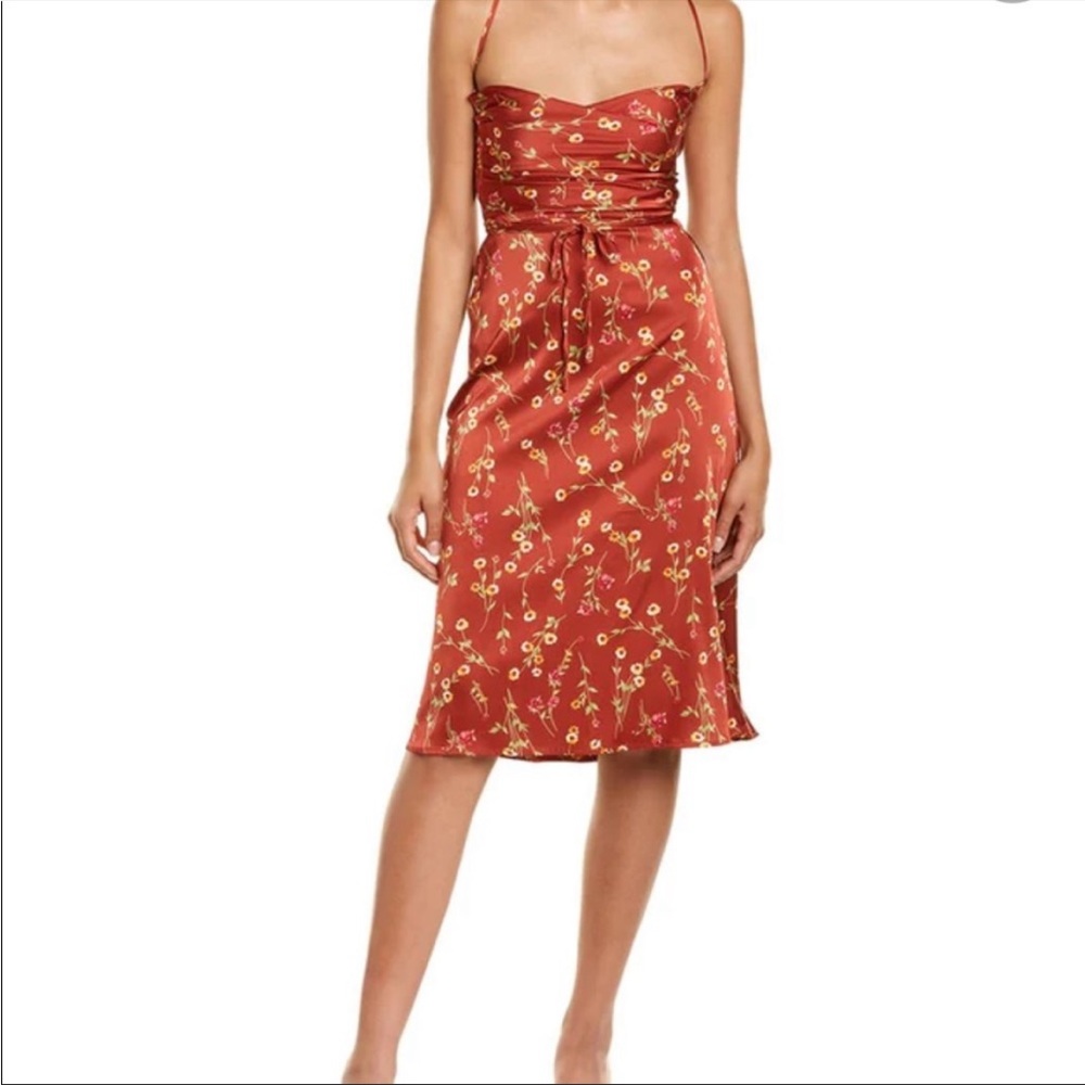 Brand New never worn. Red Danielle Bernstein Dress! Size XS